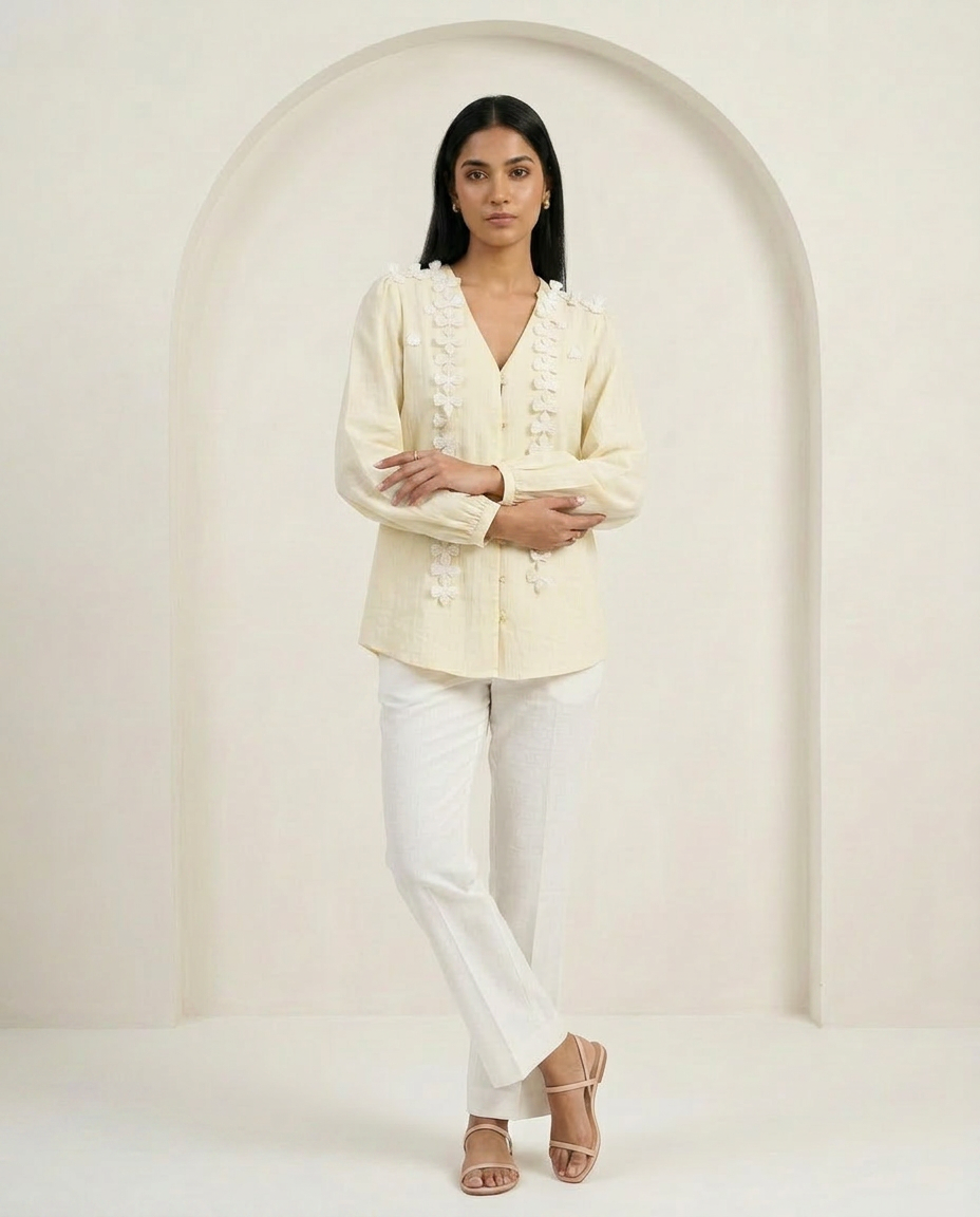 YELLOW BLOOM BLOUSE
