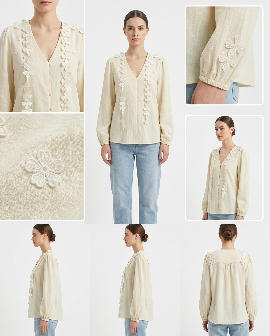 YELLOW BLOOM BLOUSE