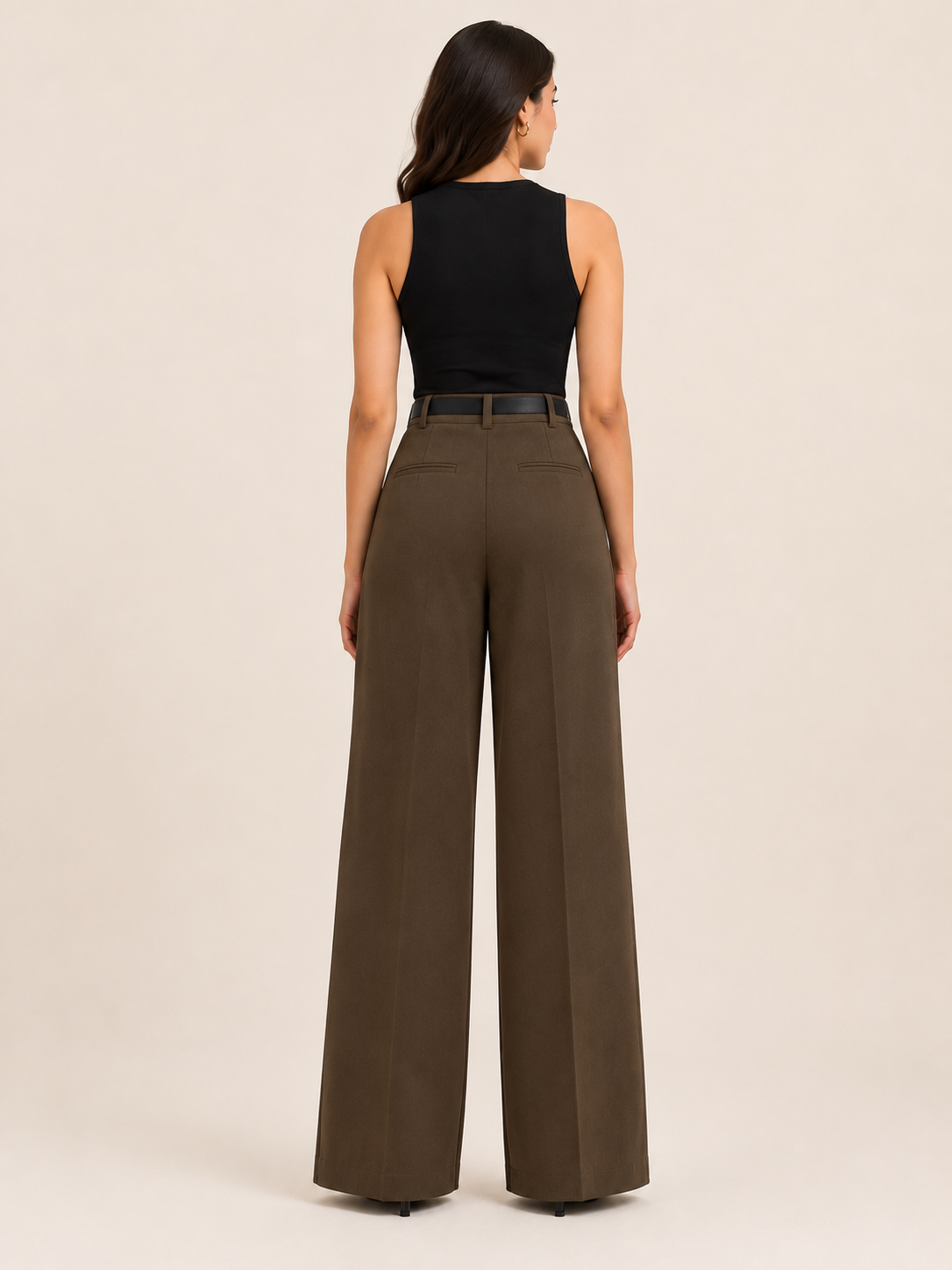 KOREAN PANT WITH BELT