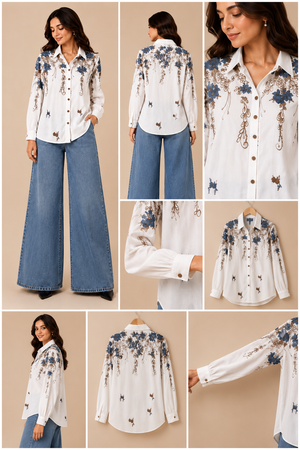  Élan Embroidered Shirt