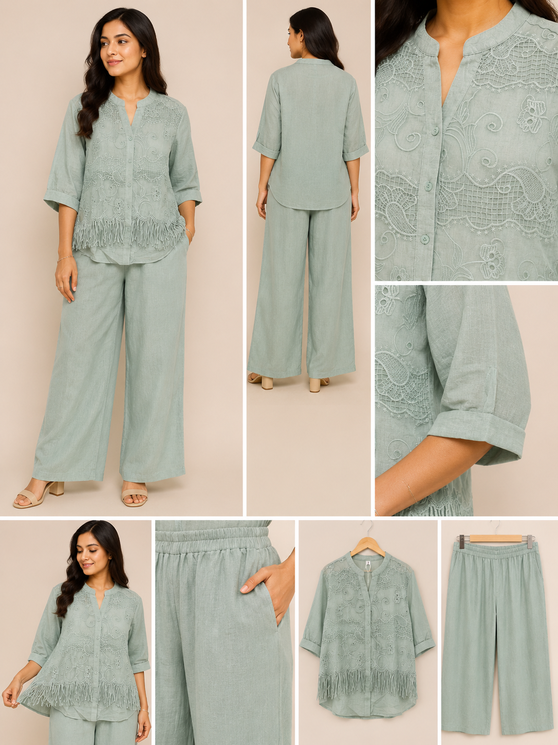 Sage Whisper Co-ord Set